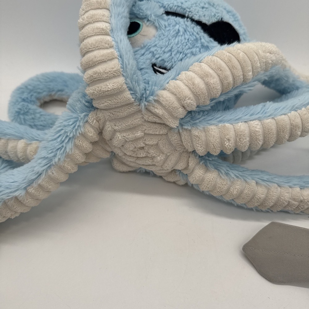 Plush Blue Octopus Pirate Stuffed Animal Earth Nymph 20" - Picture 7 of 8